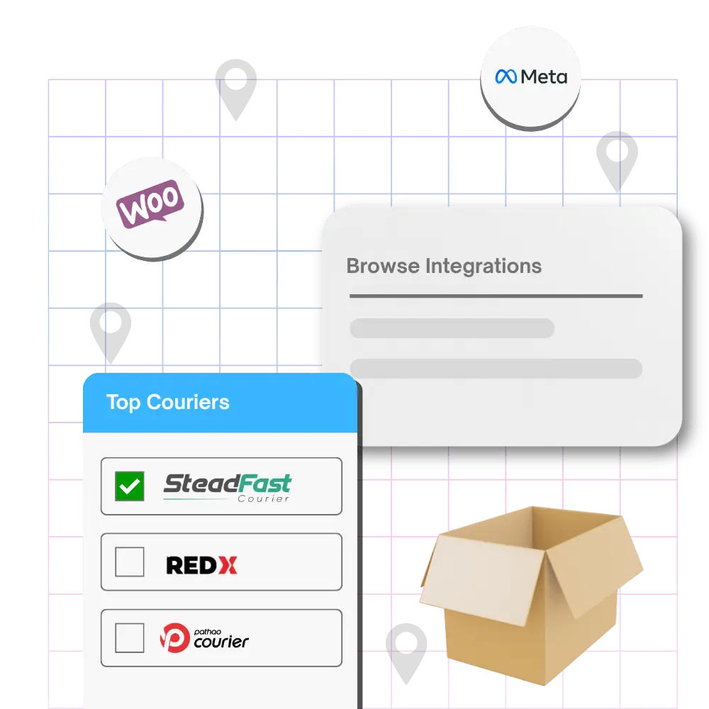 Use your favorite couriers